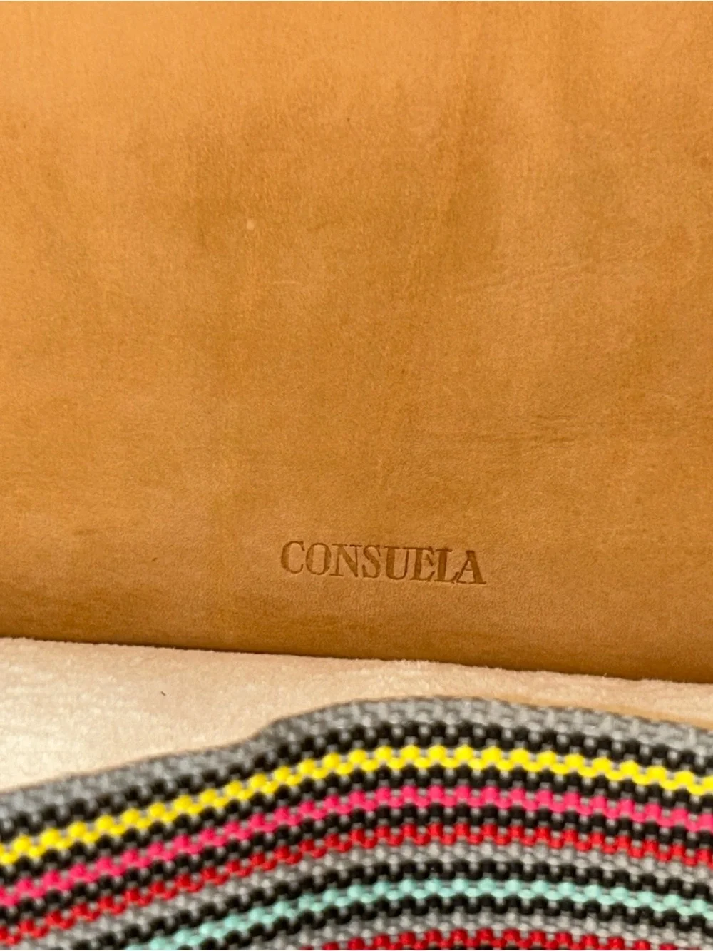 Consuela tan leather